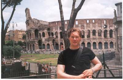 Thomas in Rome juni 2008